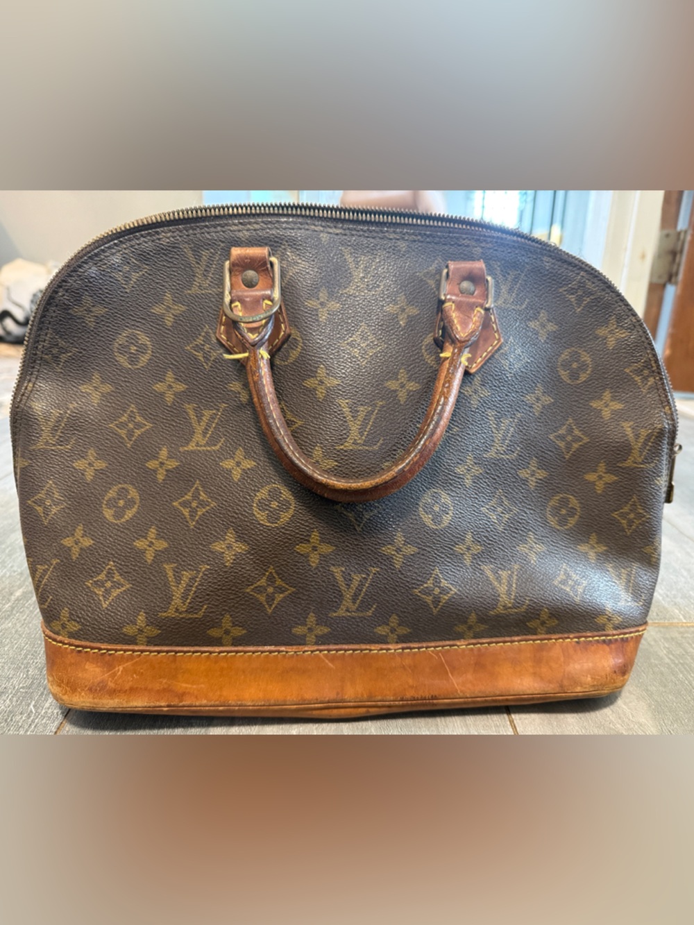 Louis Vuitton Brown Monogram Toiletry Bag